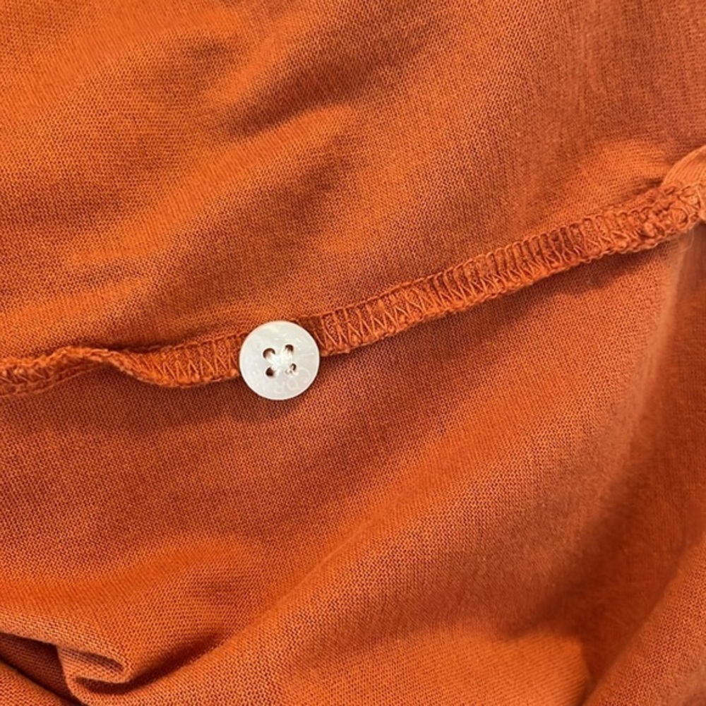 Vintage Masters Golf Orange Polo Amen Corner 100% Pima Cotton Size Medium - Picture 6 of 8